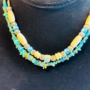 Necklace Y2K Vintage Jewelry 2000s Retro Beaded Choker Gorpcore